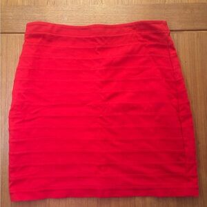 Express Red Women's Skirt